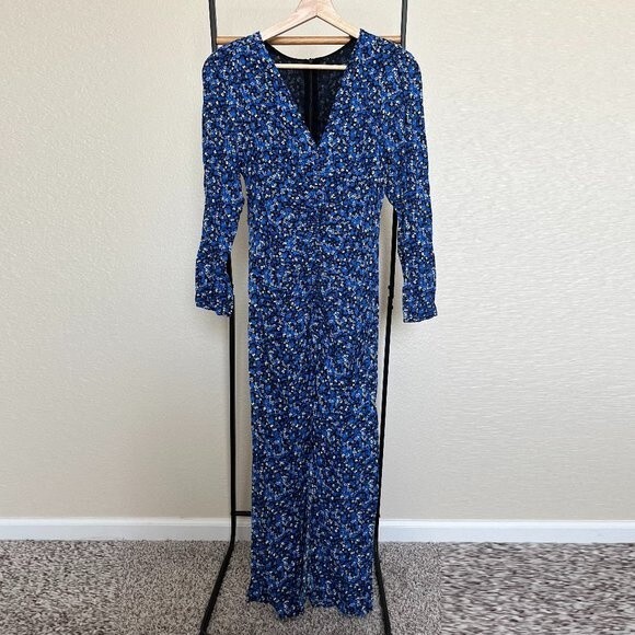 Zara Floral Dress Size M - Picture 3 of 8
